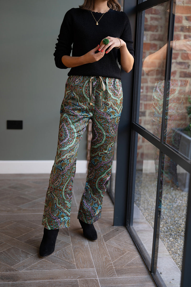 Paisley trousers