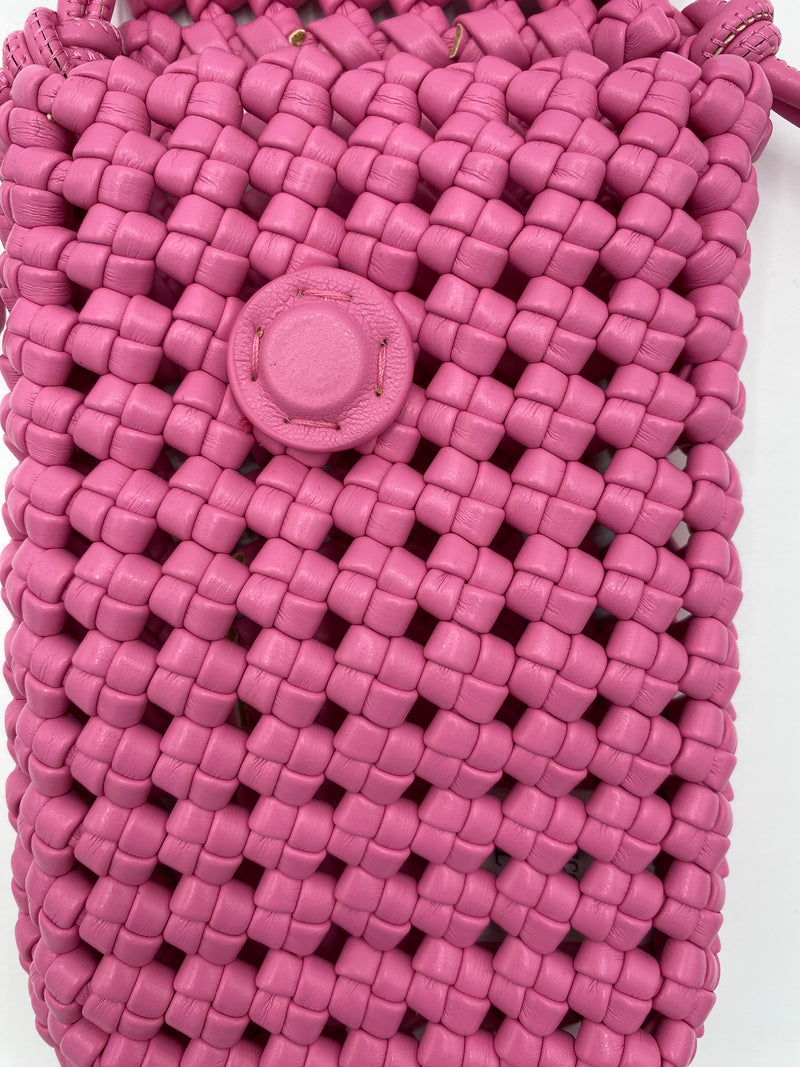 Phone bag (red and pink)