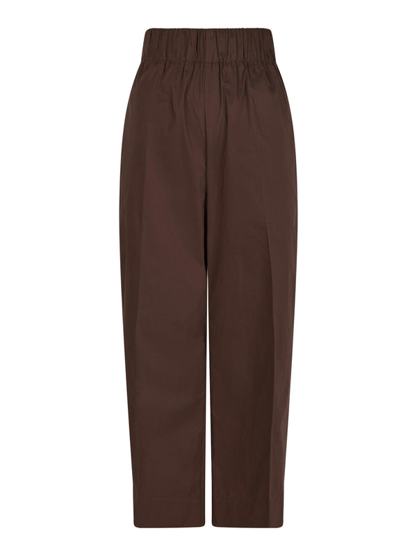 Neo Noir Yana Poplin Pants (dark brown)