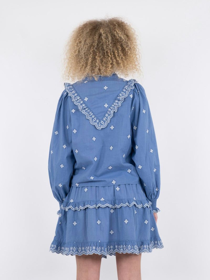 Neo Noir Degas Blouse (Blue)