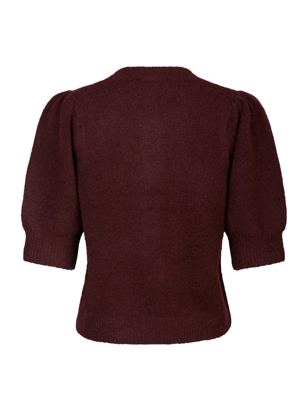 Neo Noir Trudy Knit Cardigan (burgundy)