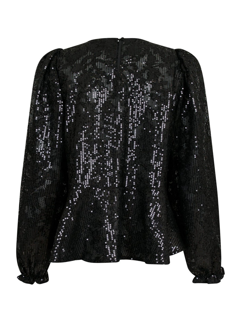 Neo Noir Rizzo sequin blouse