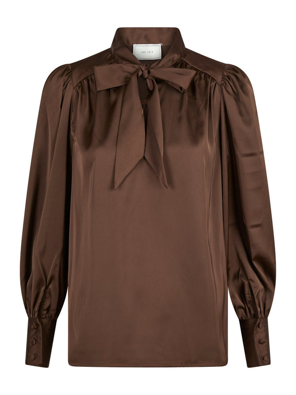 Neo Noir Jaz Bow Blouse