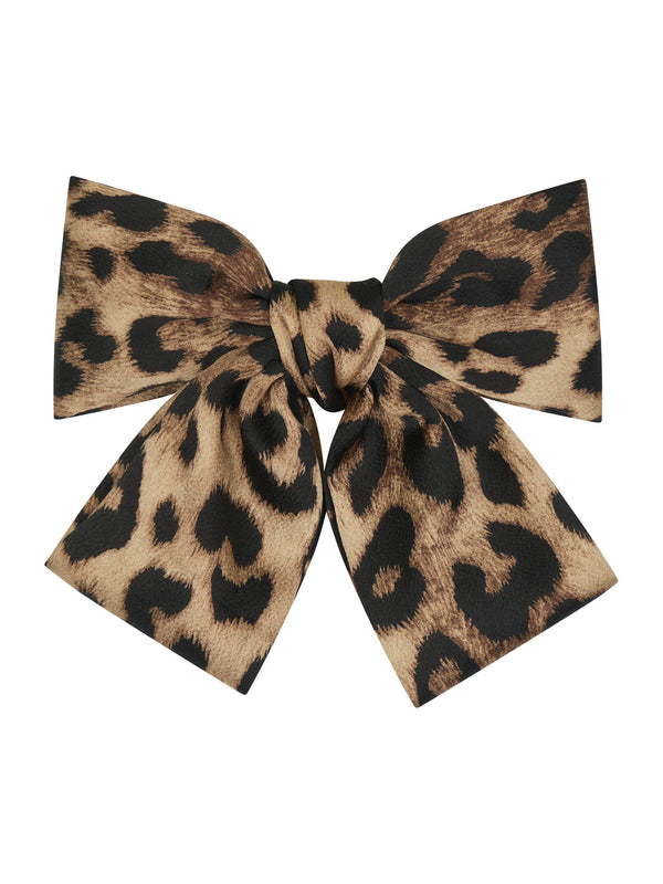 Bow clip (leopard)