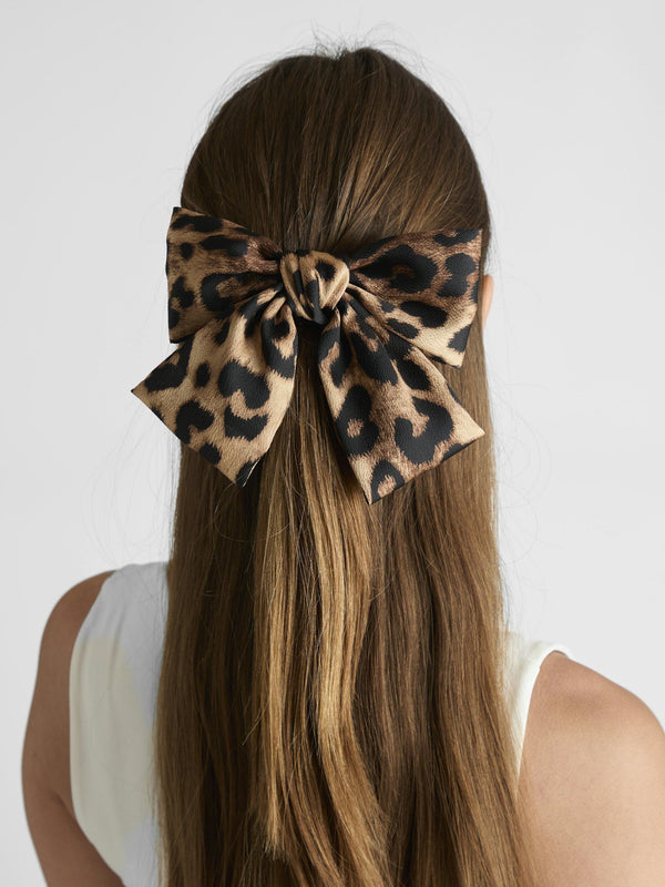 Bow clip (leopard)