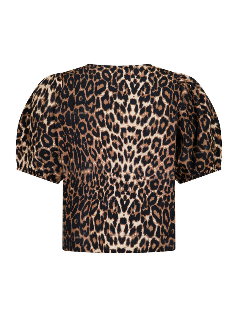 Neo Noir Bianca leopard blouse