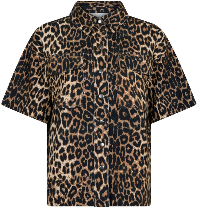 Neo Noir Tiki leopard shirt