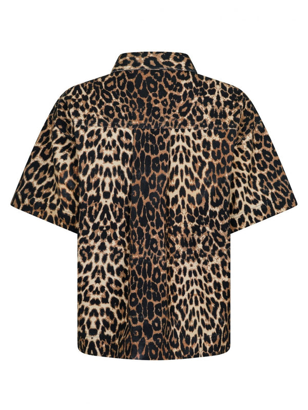 Neo Noir Tiki leopard shirt