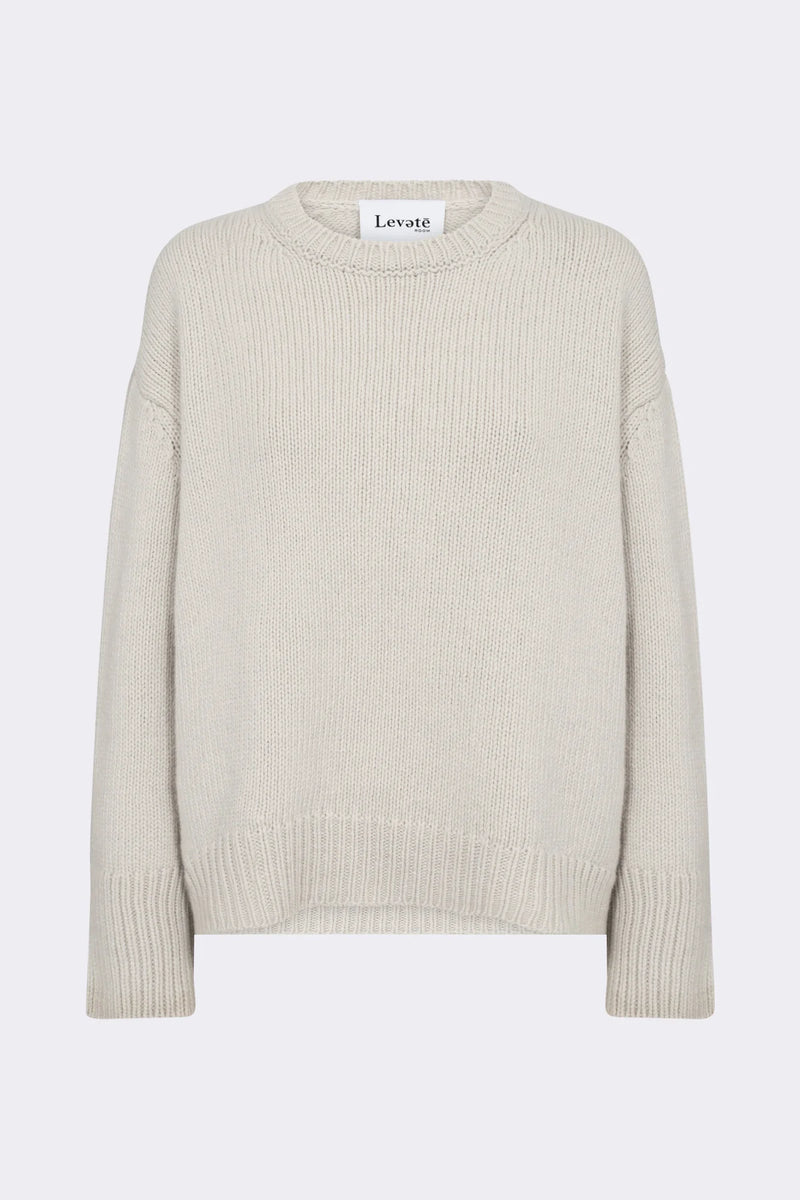 Levete Room Perle Wool Jumper - Stone