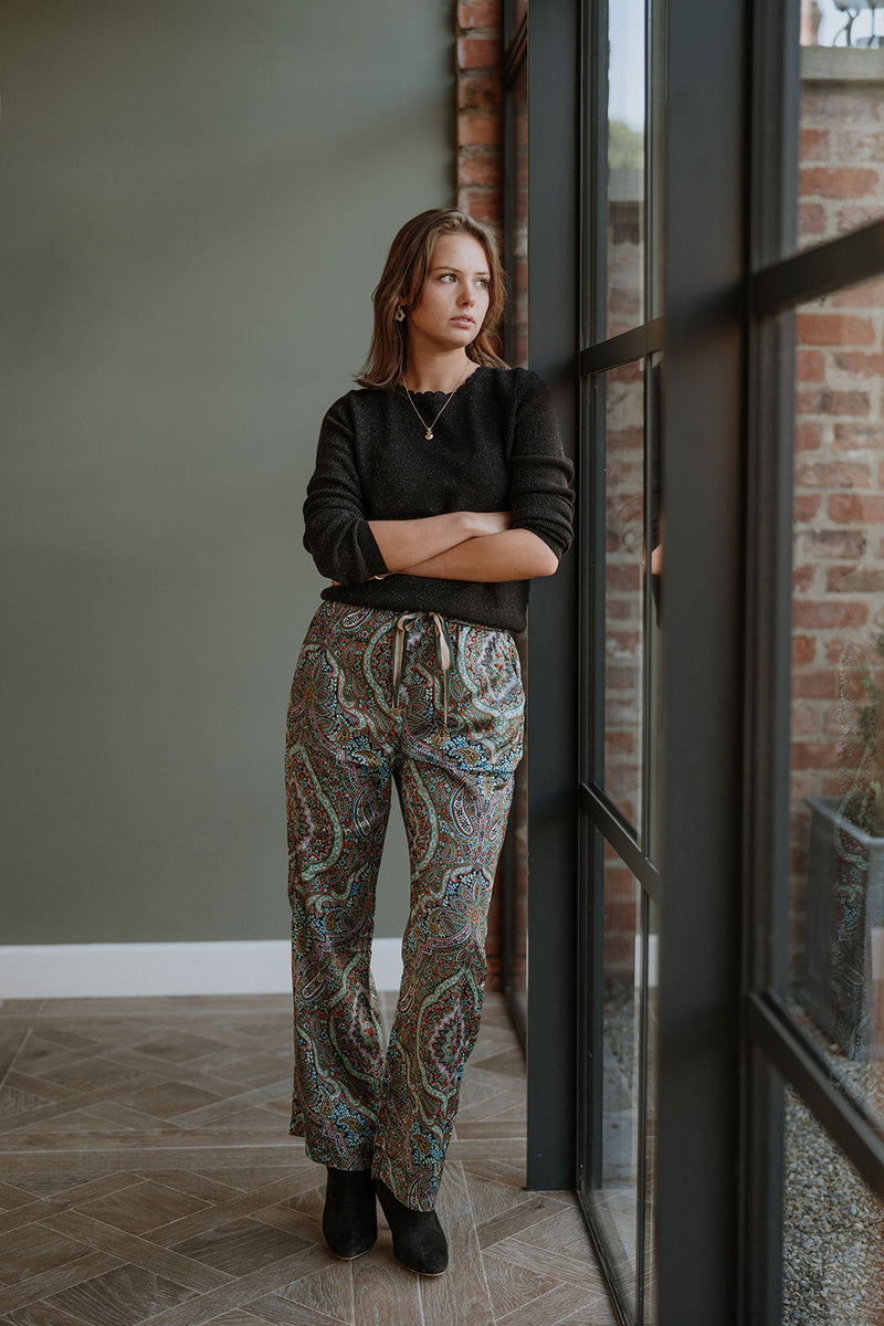 Paisley trousers