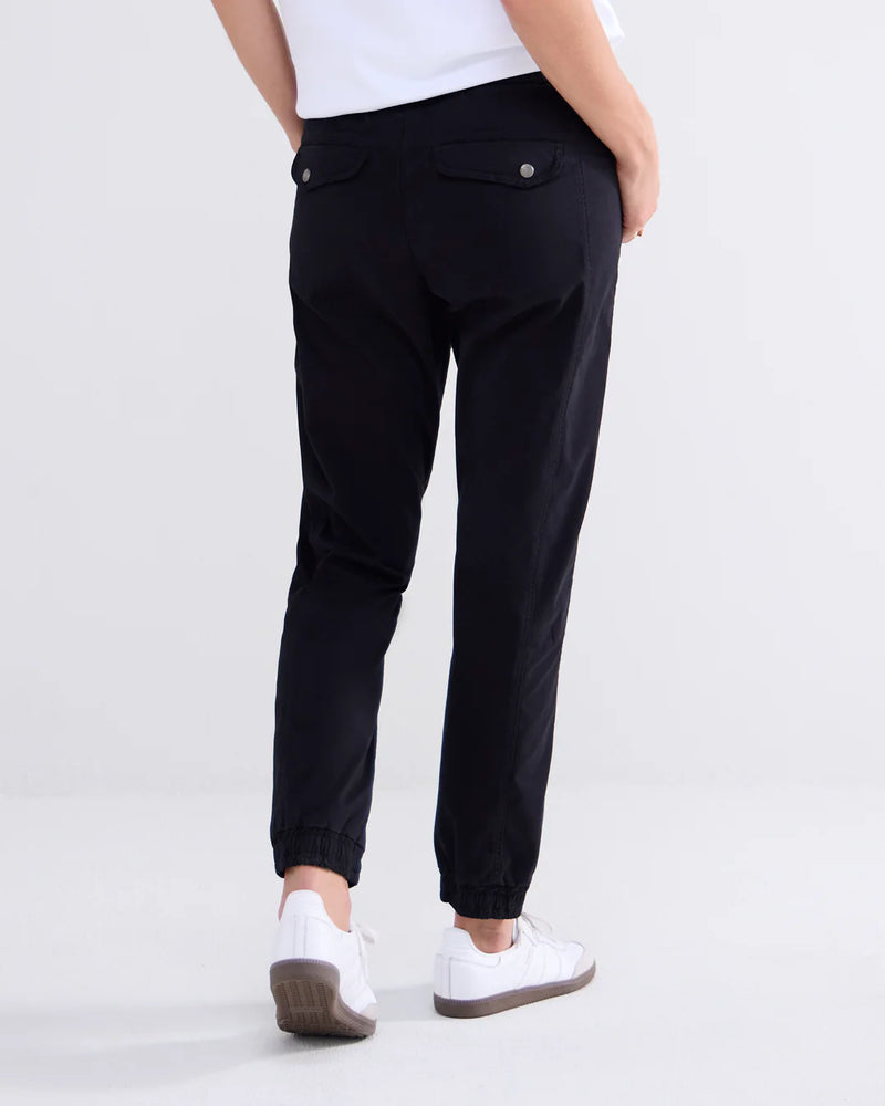 Summum Woman Black jogger style trousers