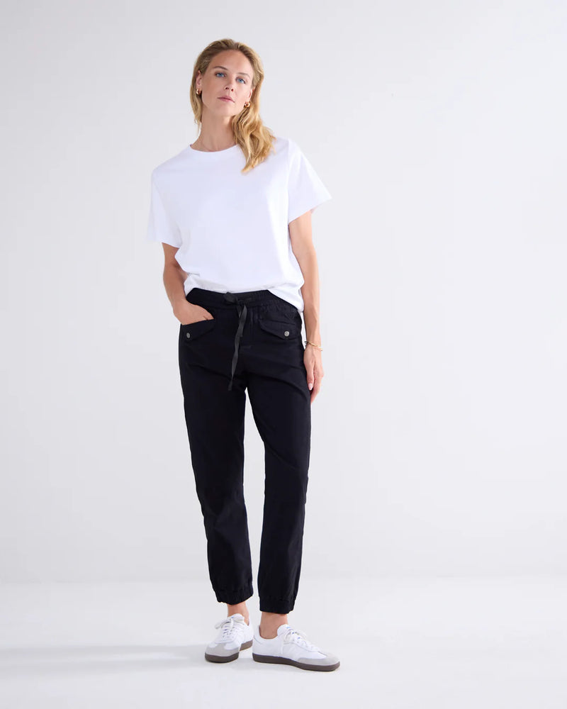 Summum Woman Black jogger style trousers