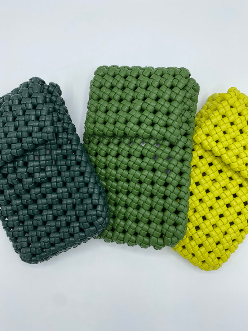 Phone bag (greens)