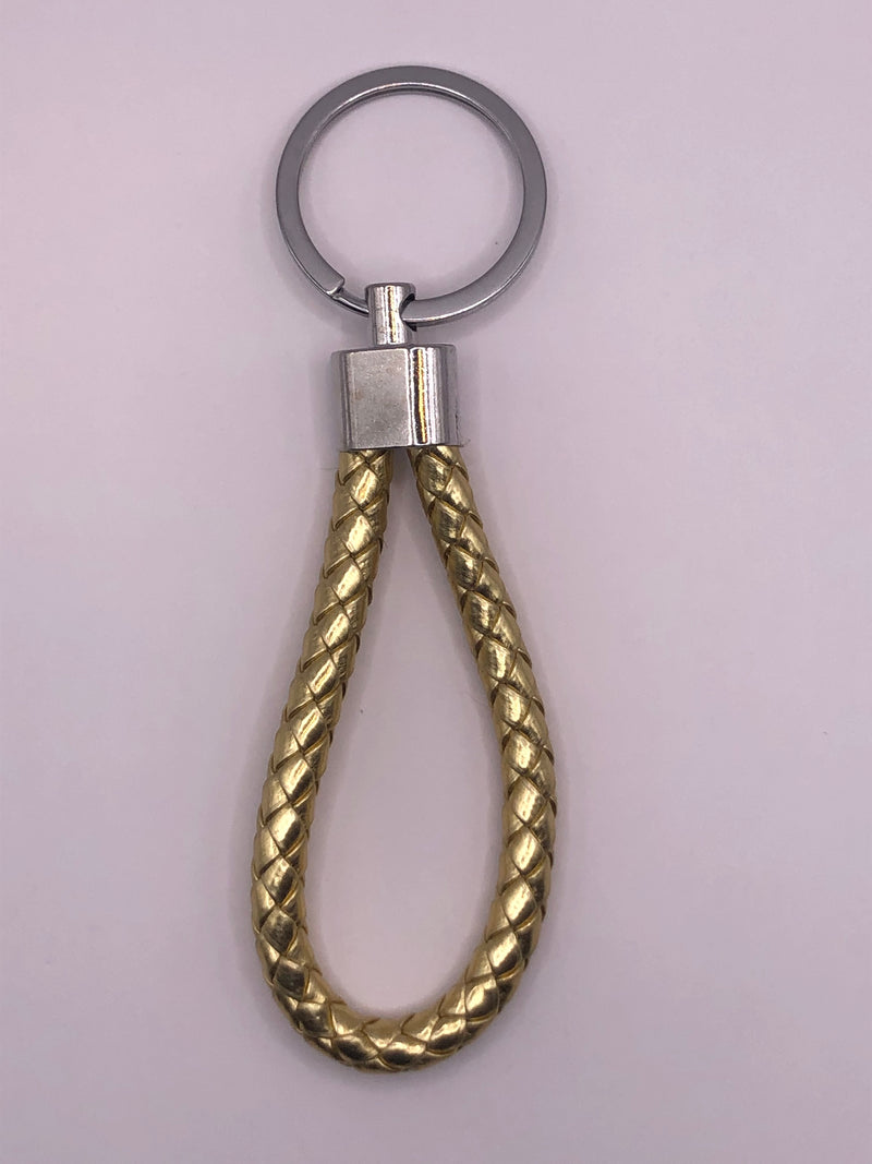 Plaited key ring