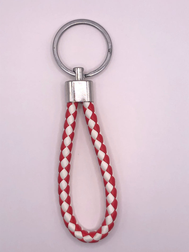 Plaited key ring