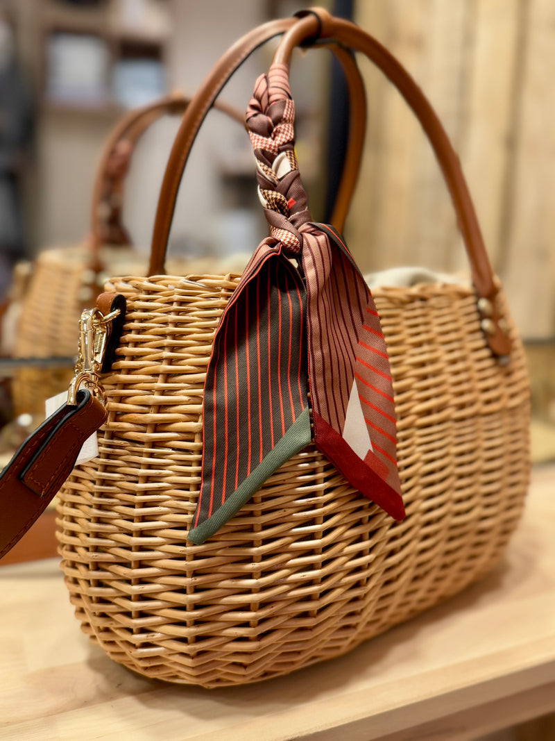 Basket handbag