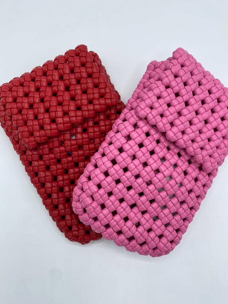 Phone bag (red and pink)