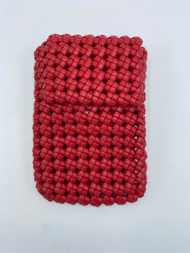 Phone bag (red and pink)