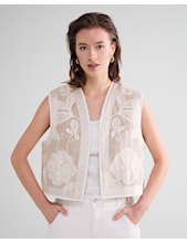 Summum Woman embroidered gilet