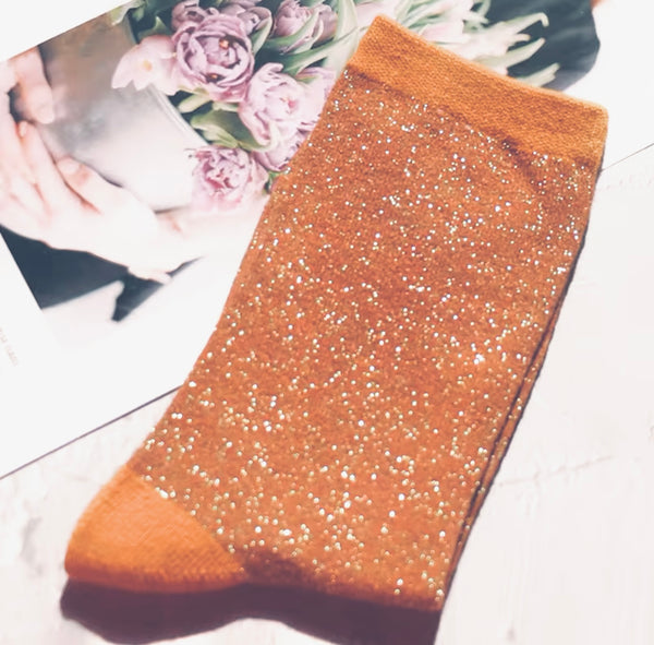 Sparkly ankle socks