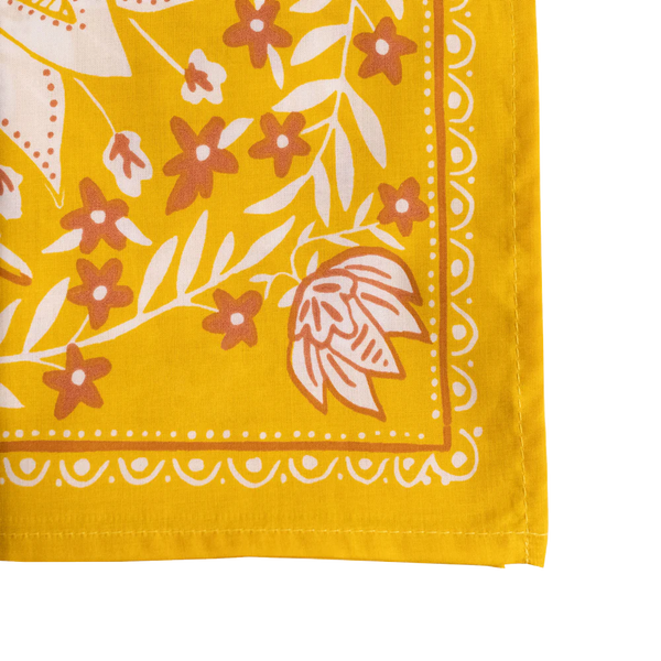 Bandana (Mustard floral)