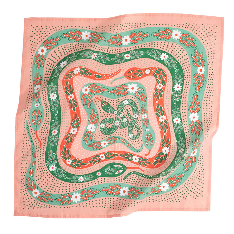 Bandana (Pink snakes)