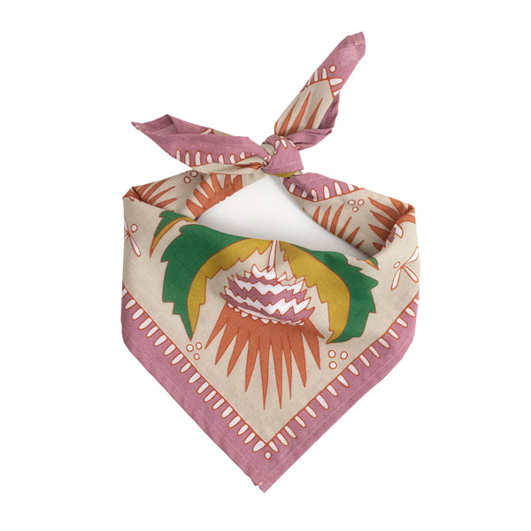 Bandana (Pink/Orange Floral)