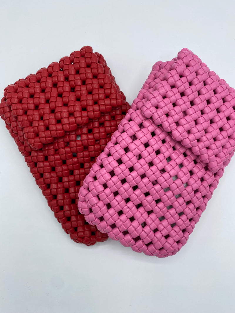 Phone bag (red and pink)