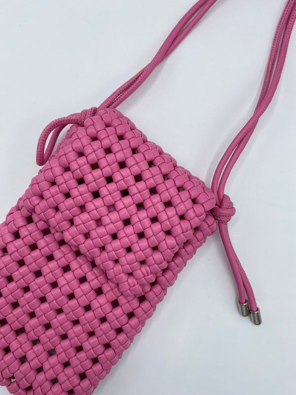 Phone bag (red and pink)