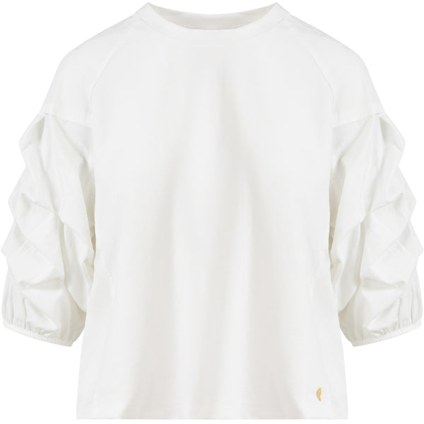 Coster Copenhagen Puff sleeve top (white)