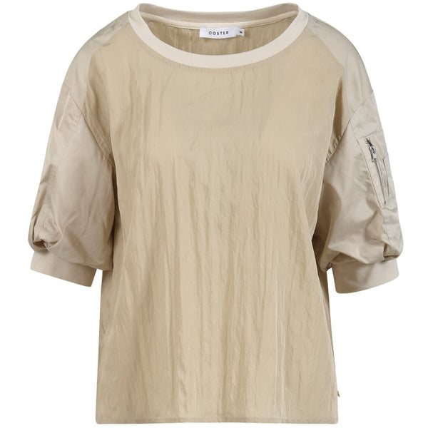 Coster Copenhagen Satin sleeve blouse