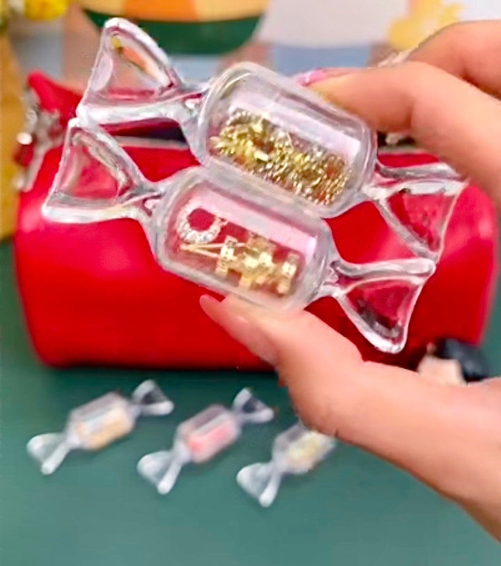 Sweetie shaped holder as Jewellery / Pill / Tiny Treasure Boxes