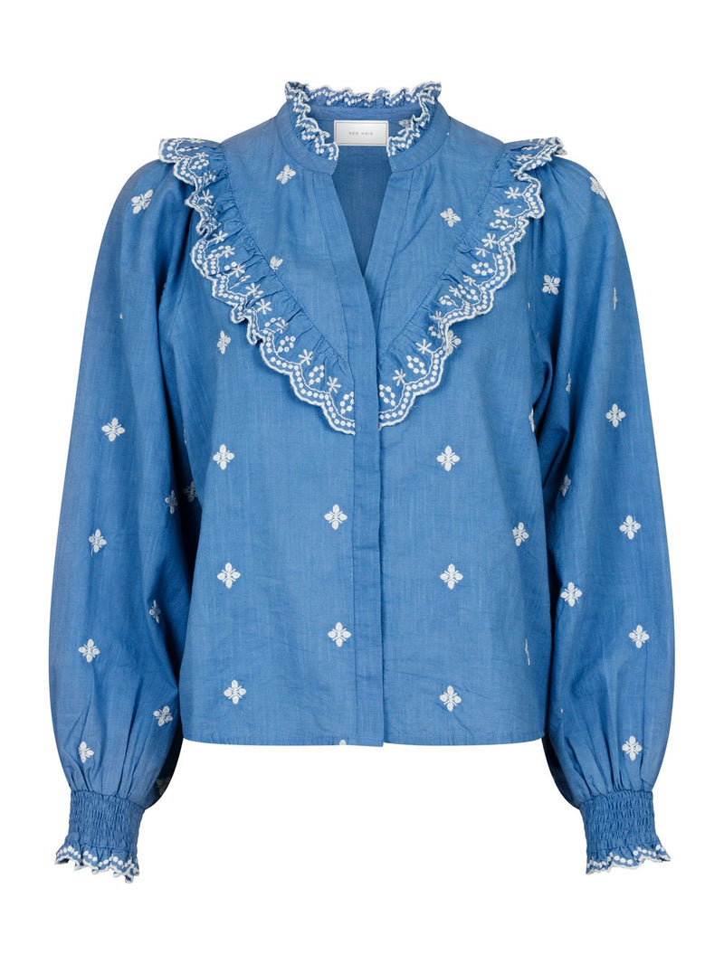 Neo Noir Degas Blouse (Blue)