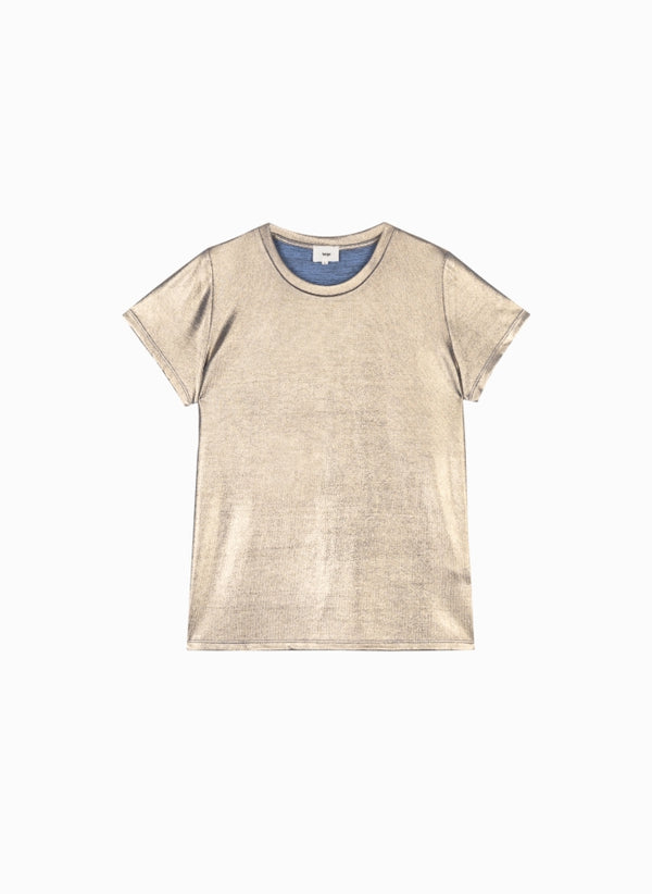 Frankie metallic Tee (gold)