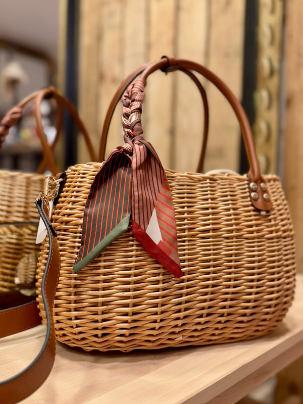 Basket handbag