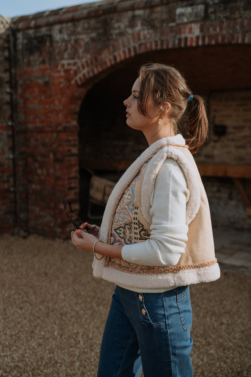 Embroidered Gilet