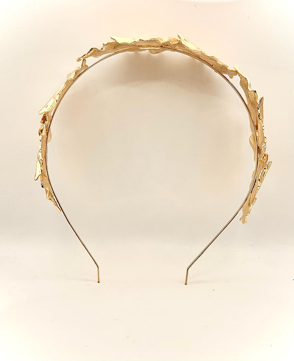 Gold leaf headband