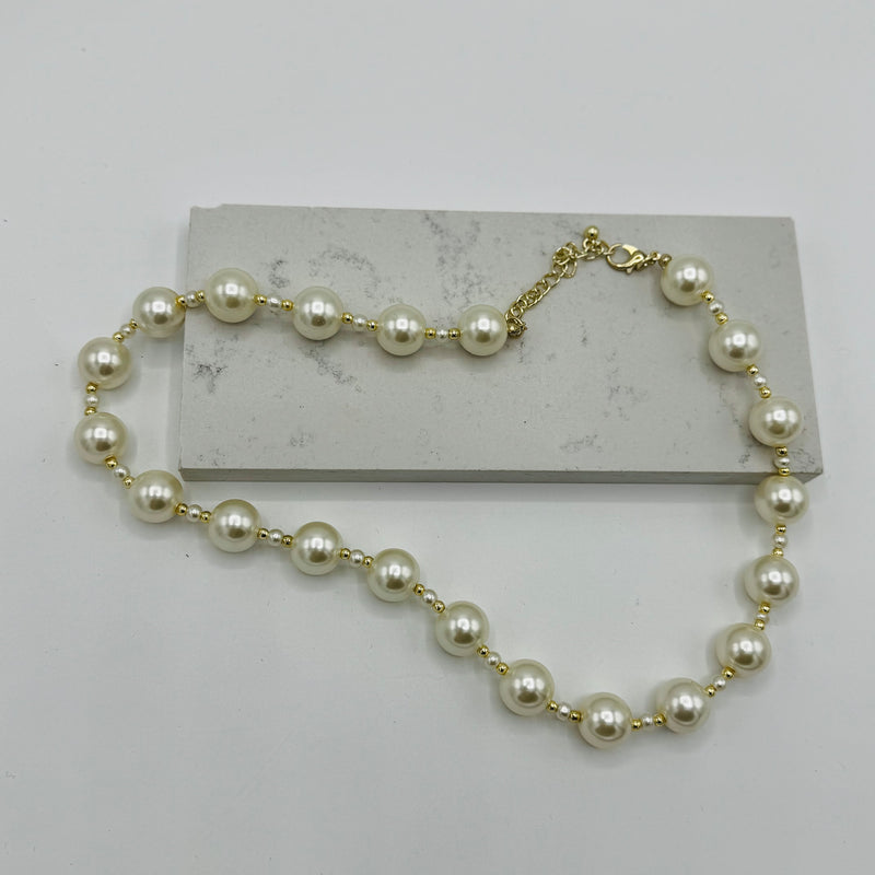 Pearl Bead Necklace (single strand)