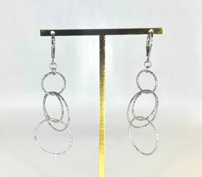 Cheltenham Collection : Silver Buck earrings