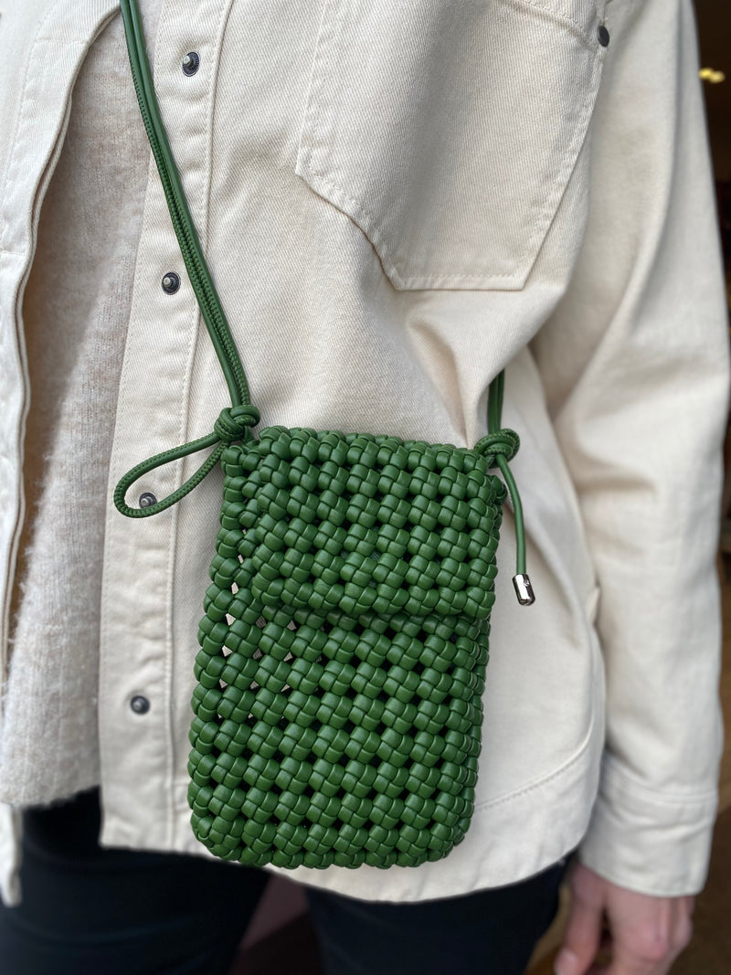 Phone bag (greens)