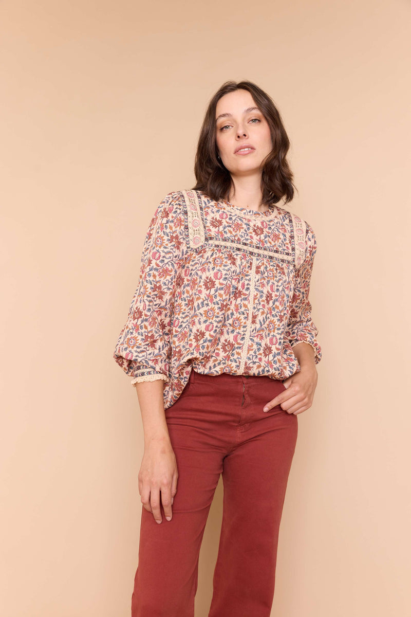 Louizon Floral Print blouse