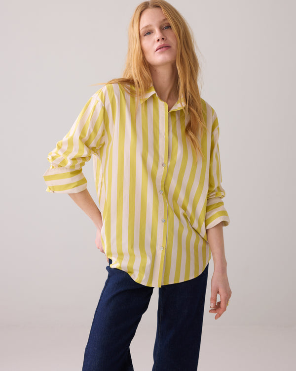 Summum Woman Striped Shirt (Mimosa stripe)