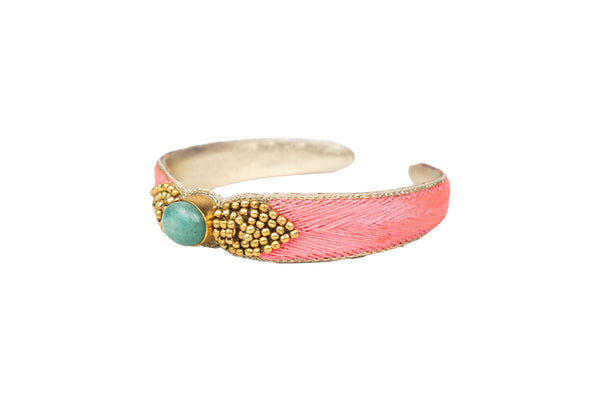 Nahua Braha bangle (coral)