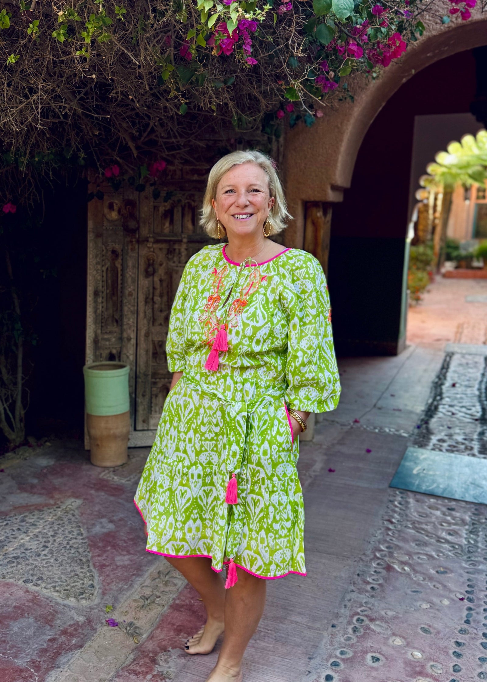 Lime green dress 2025