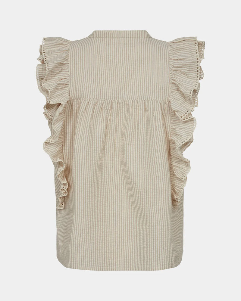 Sofie Schnoor brown stripe top