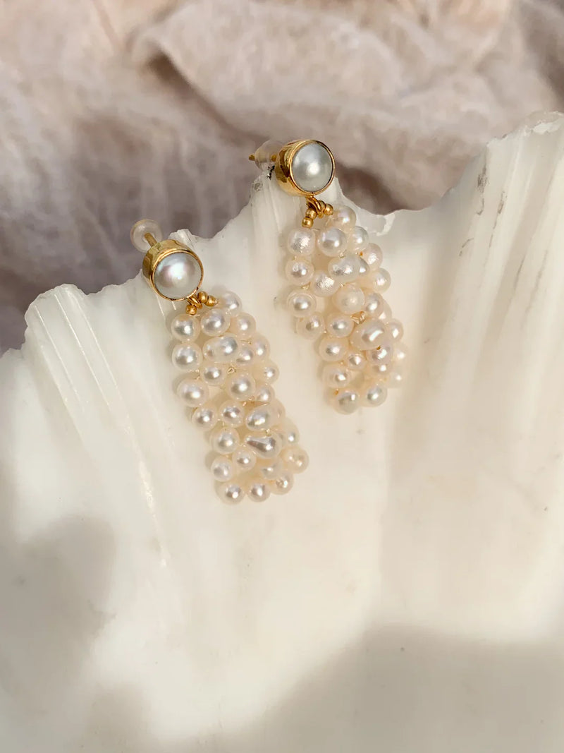 IBU Pearl Bunch Earring