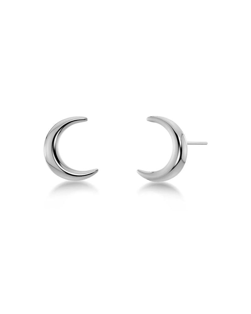 New Moon Studs (Small Steel)