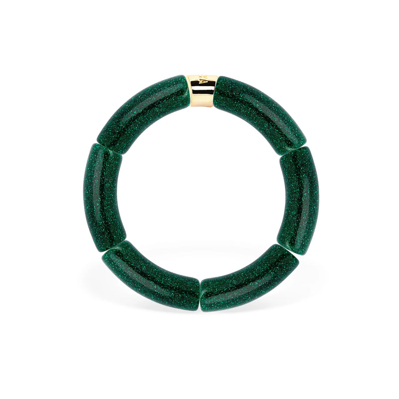 Parabaya Resin Bangles (green shimmer)