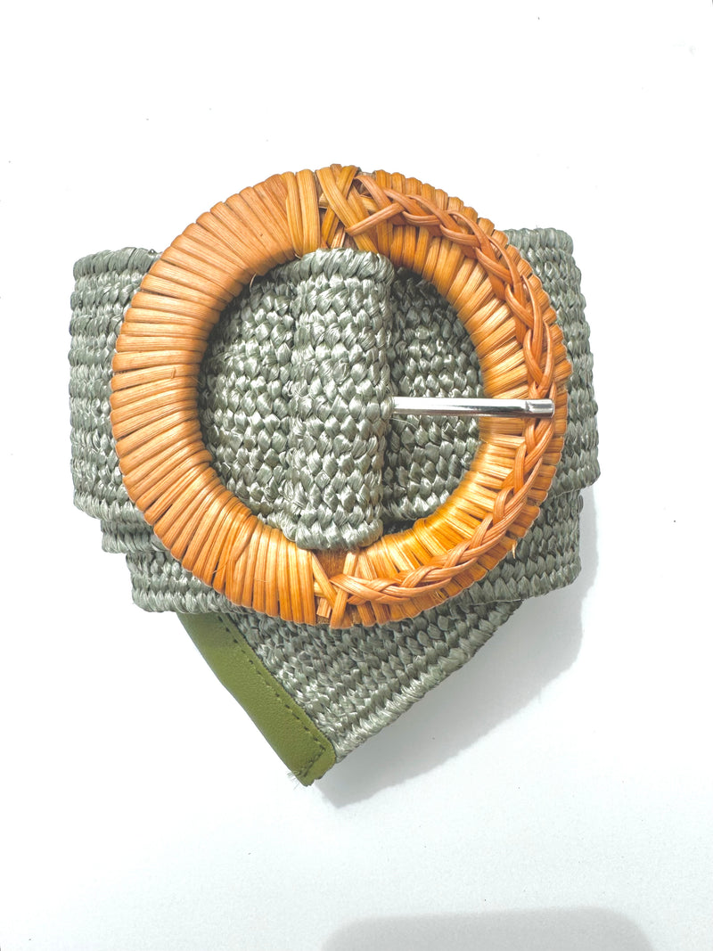 Sansom Selections: Khaki Woven Stretchy Belt