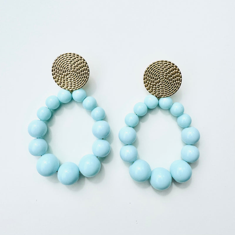 Friday Colour Hoop Earrings - Mint